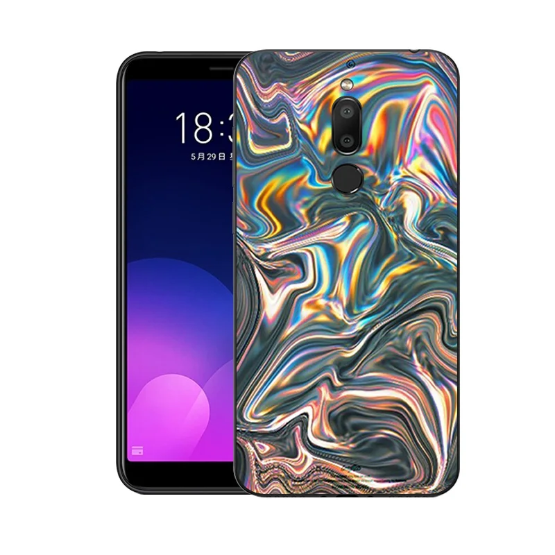 Чехлы для телефонов Meizu M6T черный защитный чехол из ТПУ Мягкая силиконовая задняя