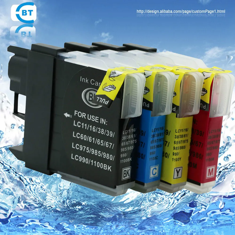 Совместимый чернильный картридж LC67 LC65 LC1100 для принтера brother MFC 5490CN/5890CN/6490CN/6490CW/6890CDW