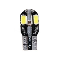 ysy 50pcs t10 8 smd 5630 5730 led car light canbus no error w5w 194 license plate instrument bulb