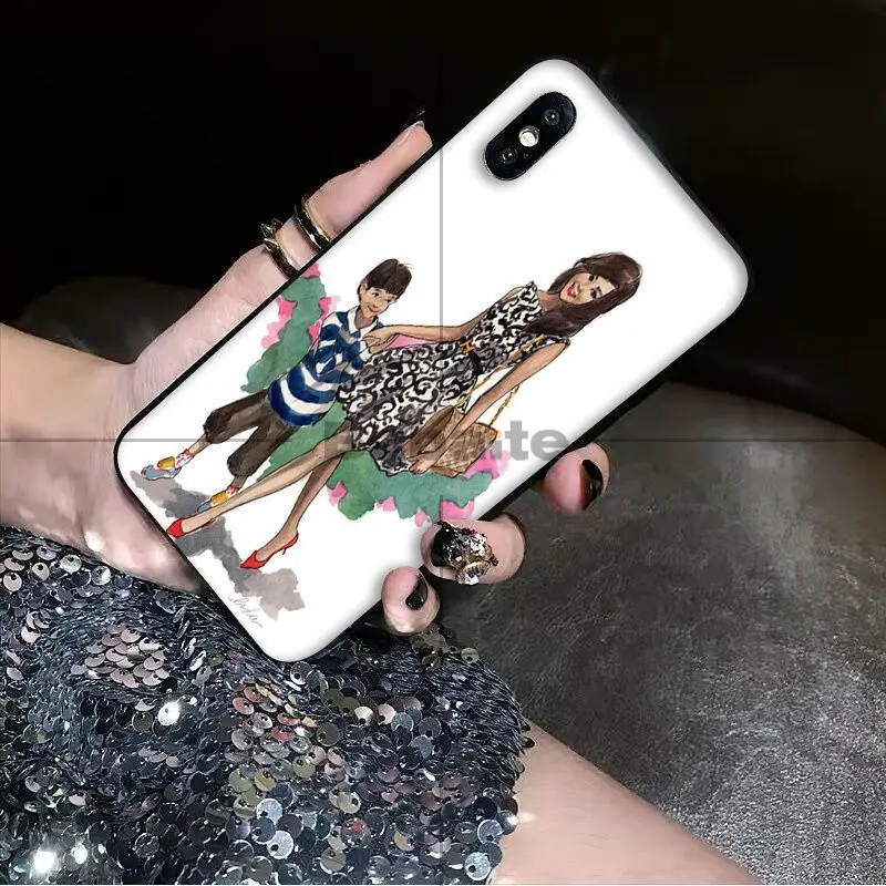 Babaite черный мягкий чехол для телефона Apple iPhone 8 7 6 6S Plus X XS MAX 5 5S SE XR|Чехлы-накладки| |