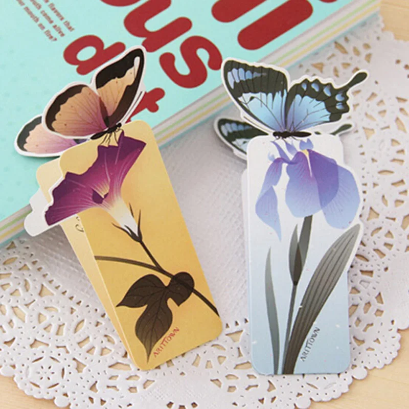 20 шт./лот винтажный бумажный зажим скрепки для бумаг в форме бабочки закладки