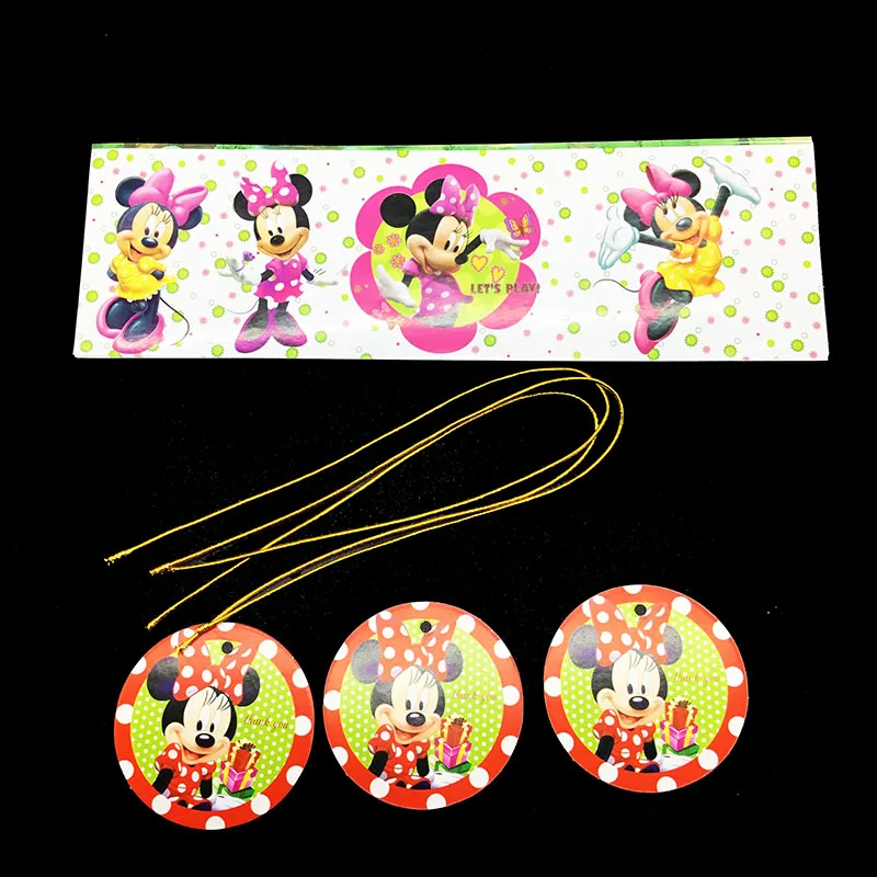 Minnie Mouse 1 12 шт./упак. супергерой Мстители тема бутылка украшения Супергерои наклейки на бутылки Мстители тема наклейки на бутылки - Цвет: Minnie Mouse 1