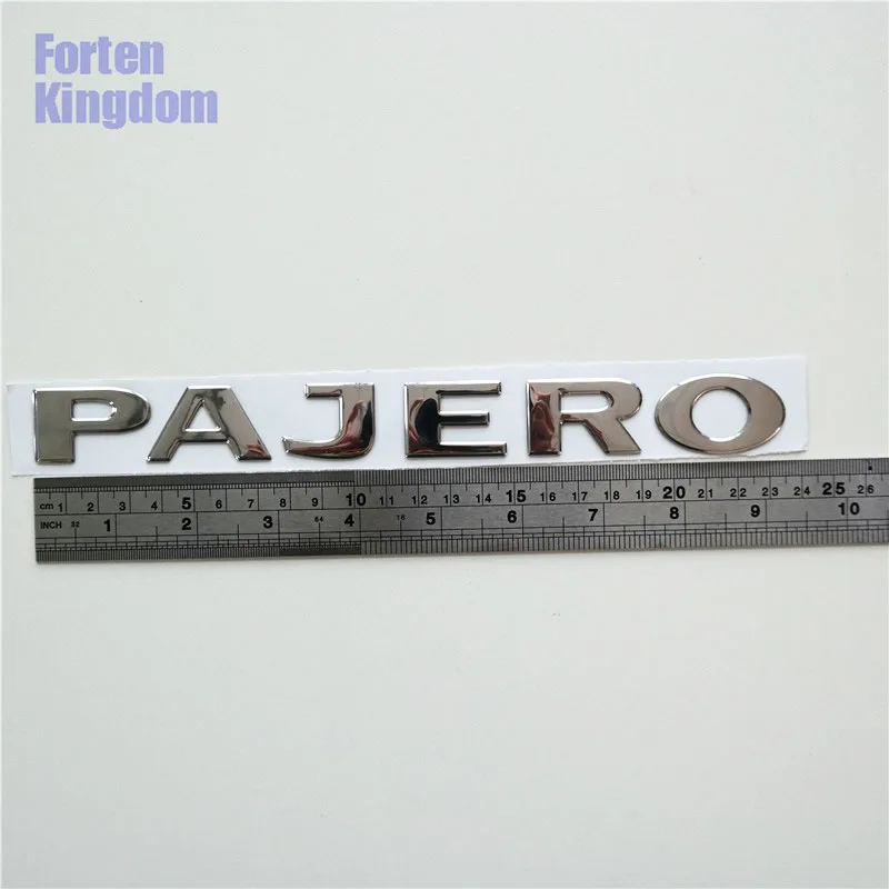 Forten Kingdom Fit PAJERO Word PVC пластиковая 3D буква значок задний багажник пользовательские