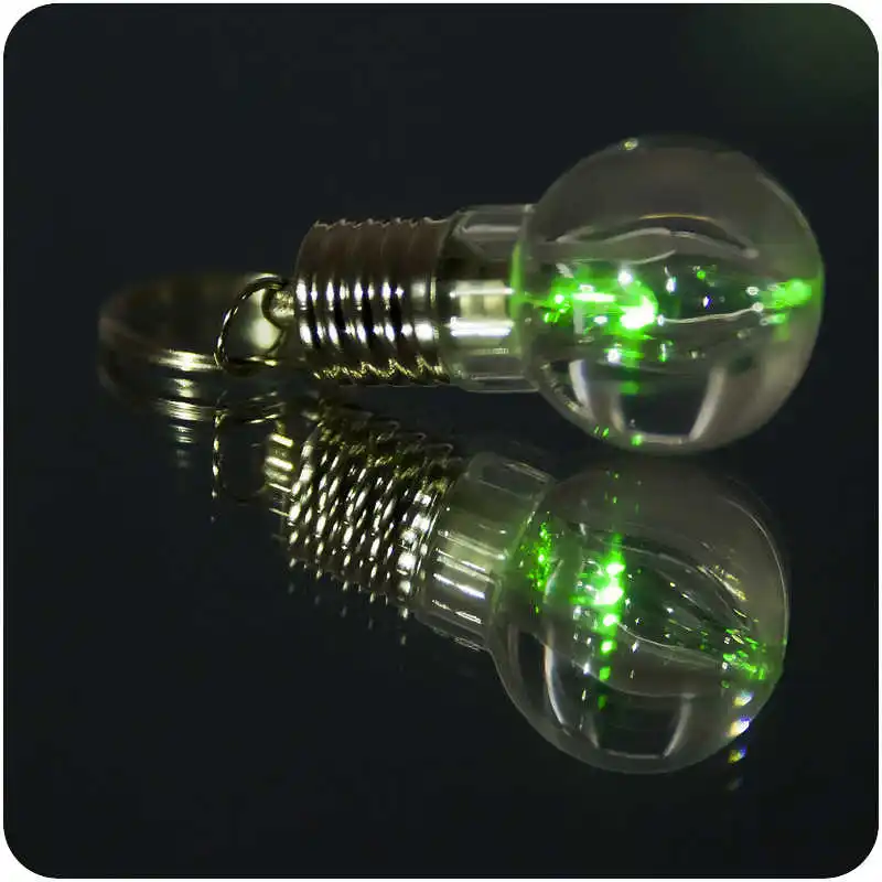 Четырехместный 1 шт. светодиодный фонарь с разноцветными мигалками мини брелок