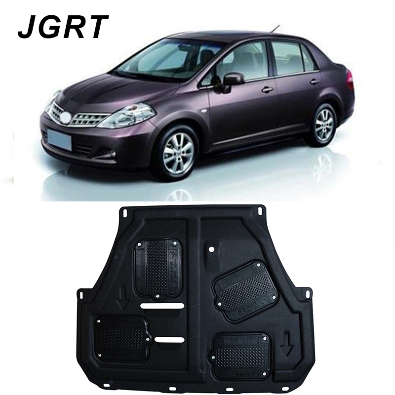 Стайлинг автомобиля для Nissan Tiida пластиковая стальная защита двигателя 2005-2009