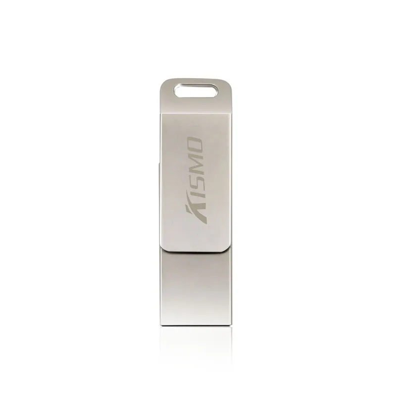 Металлический USB флеш-накопитель Kismo для iPhone X, 8, 7, 6 Plus, 6 S, 5S, 5C, iPad, OTG флеш-накопитель, карта памяти HD, 16 ГБ, 32 ГБ, 64 ГБ, 128 ГБ, флеш-накопитель