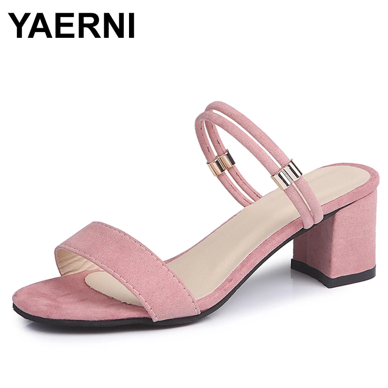 YAERNI2019 Новое поступление женские сандалии женская обувь высшего качества