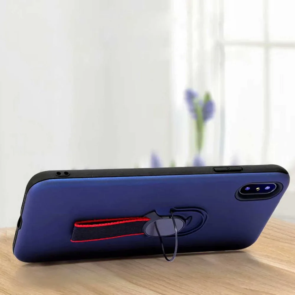 Чехол для телефона IMIDO iPhone X XS MAX XR 8 7 6 6S Plus 5 5S SE силиконовый чехол-подставка из ТПУ |
