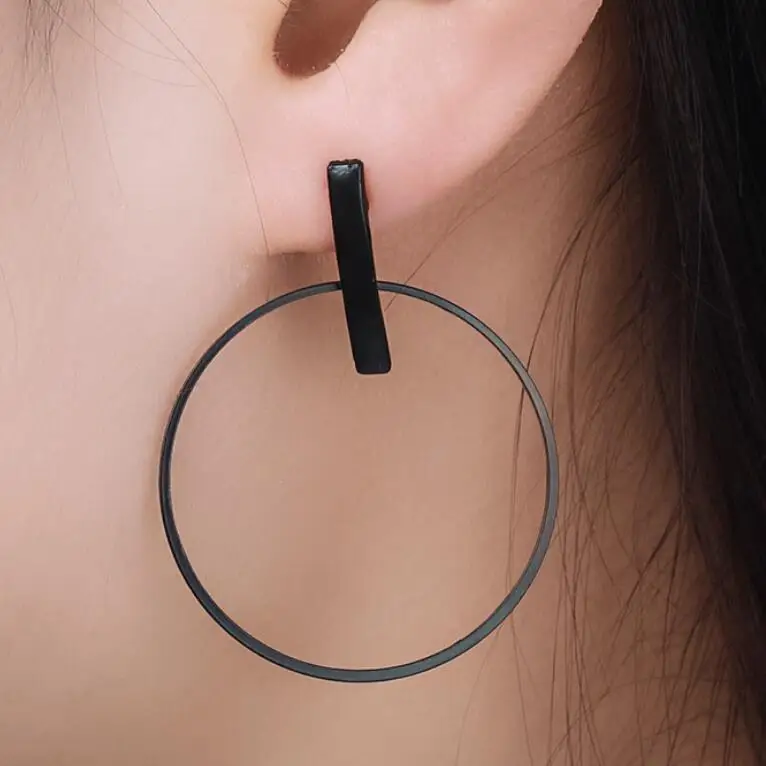 Большие круглые серьги orecchini кольца для женщин обручи boucle d'oreille
