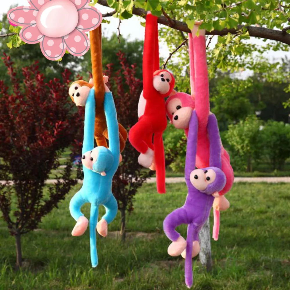 Детский подарок 60 см Kawaii длинная рука хвост Обезьяна Мягкая Плюшевая Кукла