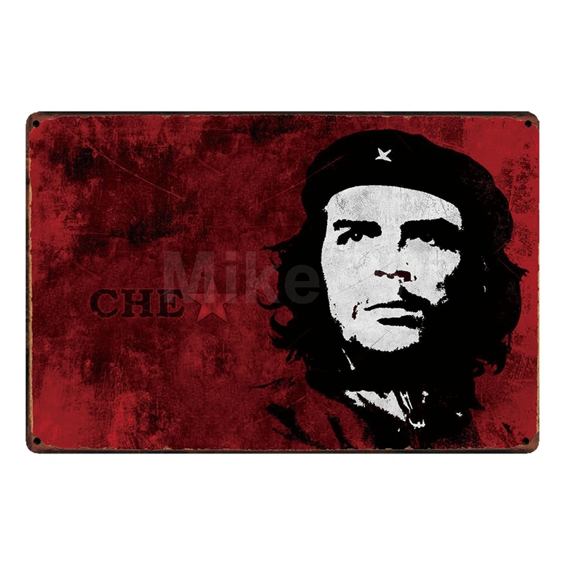 [Mike86] CHE GUEVARA настенная декоративная металлическая табличка в стиле ретро