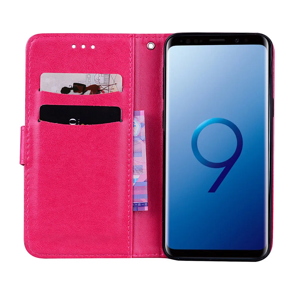 Чехол-портмоне из кожи с откидной Чехол для Fundas samsung Galaxy Note8 S8 плюс J3 J5 J7 Prime A3 A5 A7 A8 в виде книжки с подставкой с рисунком Капа DP05E