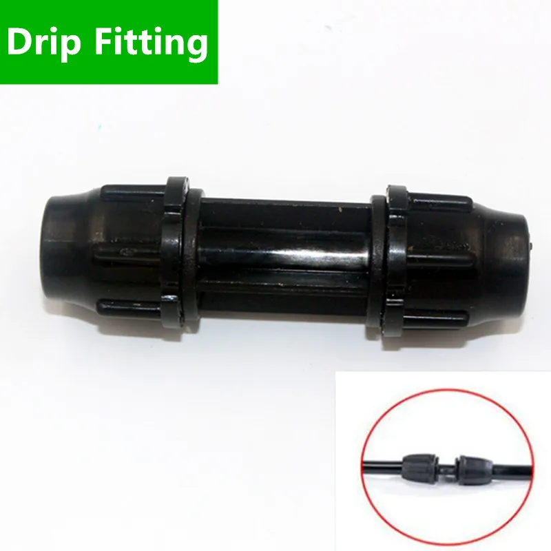 

30pcs/pack 3/8" Straight Connector For Micro Irrigation Tubing Micro Drip Irrigator Fitting Garden and Watering Connector U113