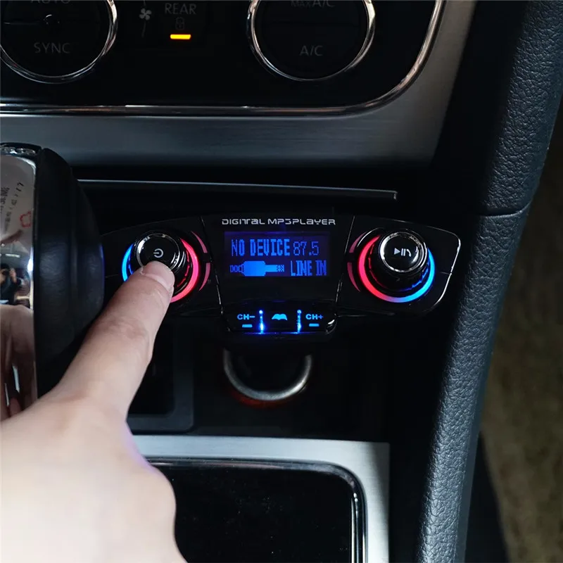 MALUOKASA fm-передатчик Aux модулятор Bluetooth Handsfree автомобильный комплект автомобильный аудио mp3-плеер с Умной зарядкой двойной USB Автомобильное зарядное устройство