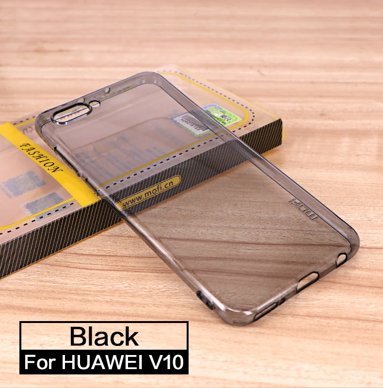 Huawei honor v 10 чехол 5,99 дюймов MOFi honor v 10 чехол силиконовый прозрачный мягкий TPU capas honor v 10 задняя крышка чехол