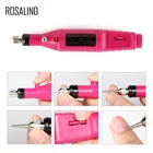 Электрическая дрель для маникюра ROSALIND, ручка для дизайна ногтей, электрический резак, пилки для ногтей, профессиональная машинка для педикюра, 6 бит, инструменты для дизайна ногтей