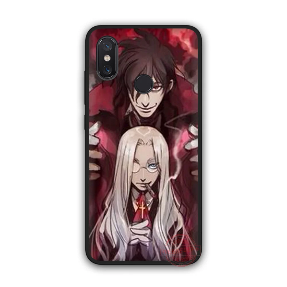 WEBBEDEPP аниме Hellsing Alucard вентилятор ТПУ чехол для телефона Xiaomi Mi 6 8 A2 Lite A1 F1 9 MAX 3 SE |