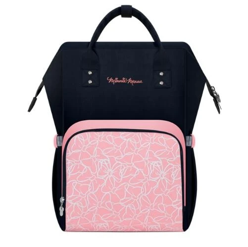 M10 42x26x21cm Дисней мультфильм Микки Маус Минни USB Подогрев водонепроницаемый подгузник сумка ребенок мумия рюкзак для мамы дорожная сумка большой емкости - Цвет: M10 42x26x21cm