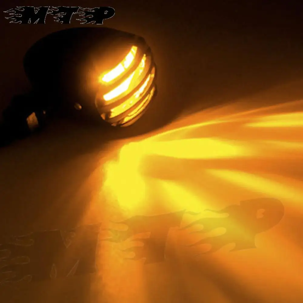 Универсальный мотоцикл ретро Передний Задний сигнал поворота Мини Пуля мигалка