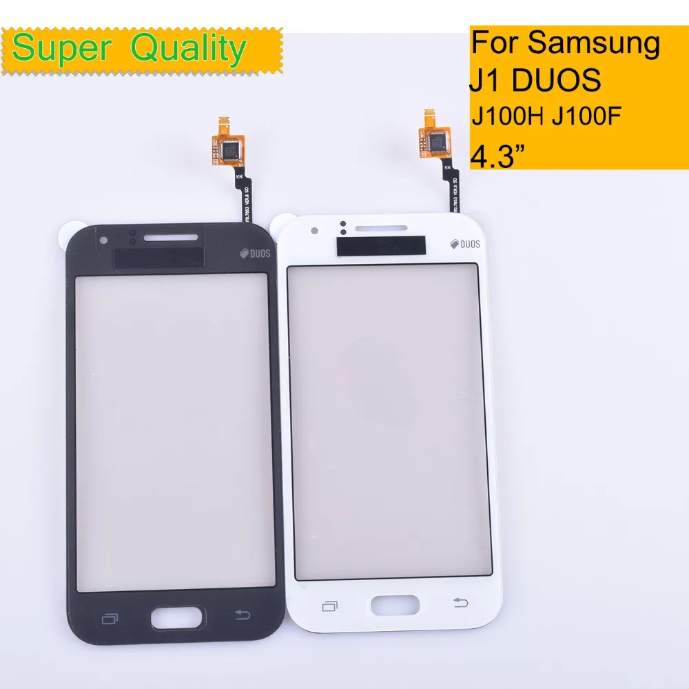 10 шт./лот для Samsung Galaxy J1 J100 J100F J100H сенсорный экран панель дигитайзер внешнее стекло