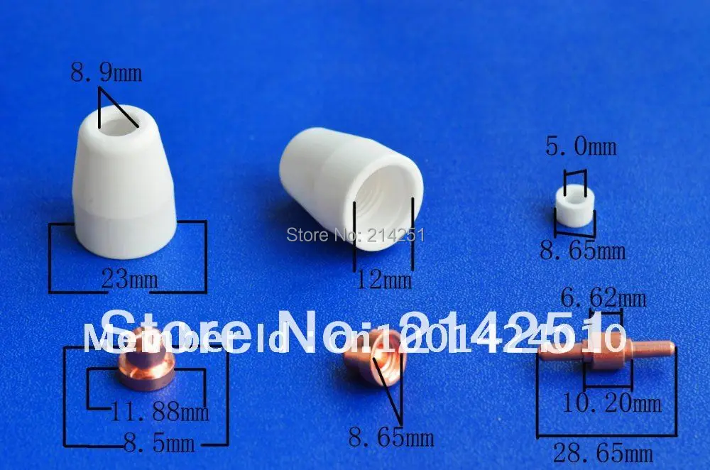 60 шт Lg-40 Pt-31 воздуха плазменной резки Расходные материалы-Cut30/40/50d Ct-312/416/520 |