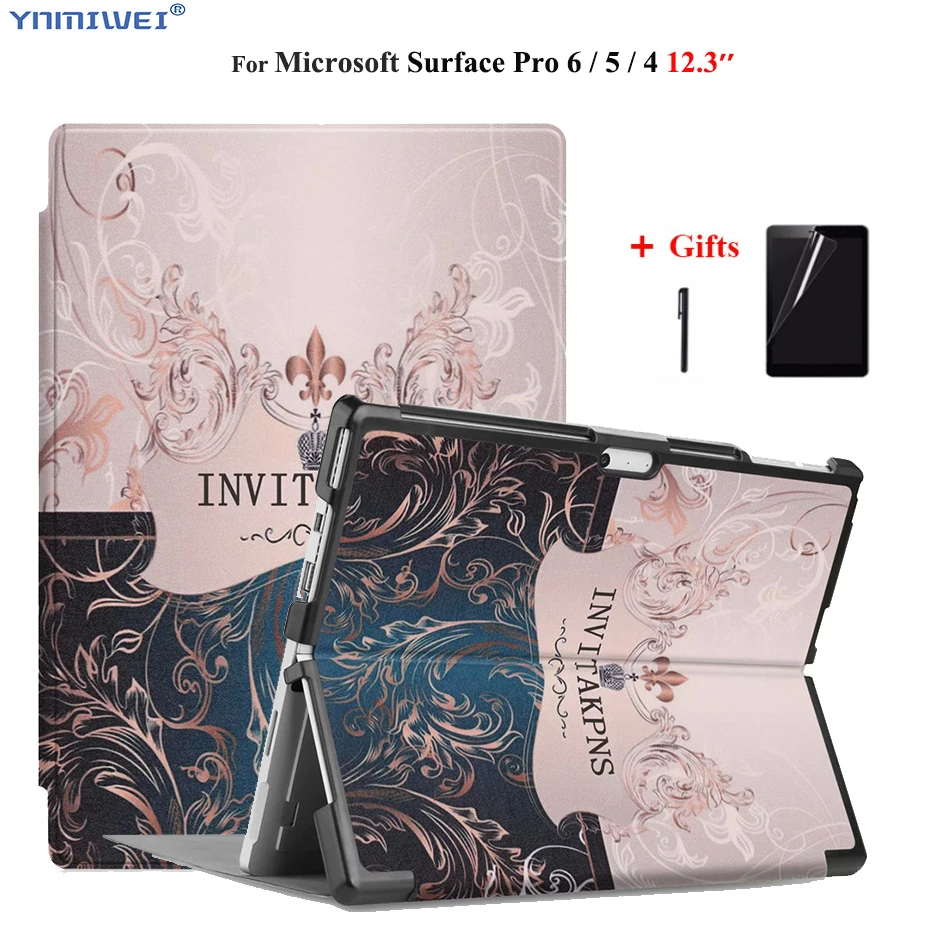 Чехол для ноутбука Microsoft Surface pro 6 7 складной держатель 5 4 чехол новой поверхности +