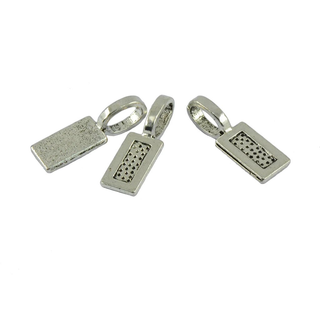 150Pcs Alloy Glue-on Flat Pad Bails Pendant Cabochon Jewellery Making Craft | Украшения и аксессуары