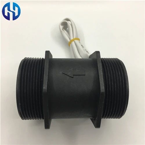 " DN50 пластиковый Холл турбины расходомер Датчик 10~ 200л/мин