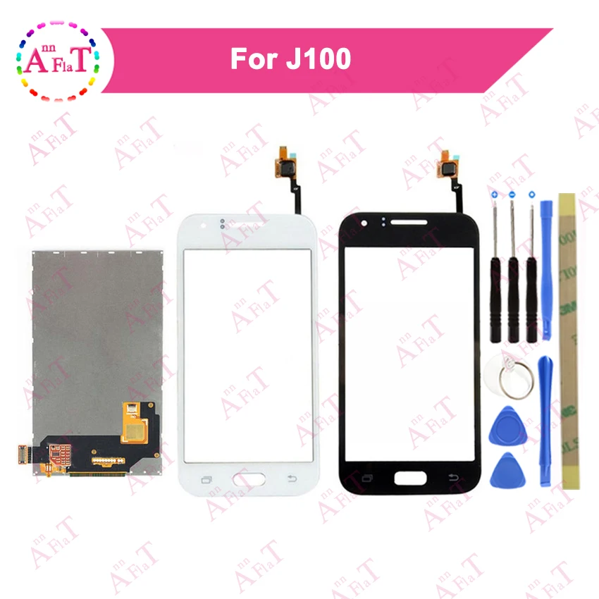 10pcs/lot 4.3&quot For Samsung Galaxy J1 J100 LCD Display Screen +Touch Digitizer Black&ampWhite With Tool J100H | Мобильные