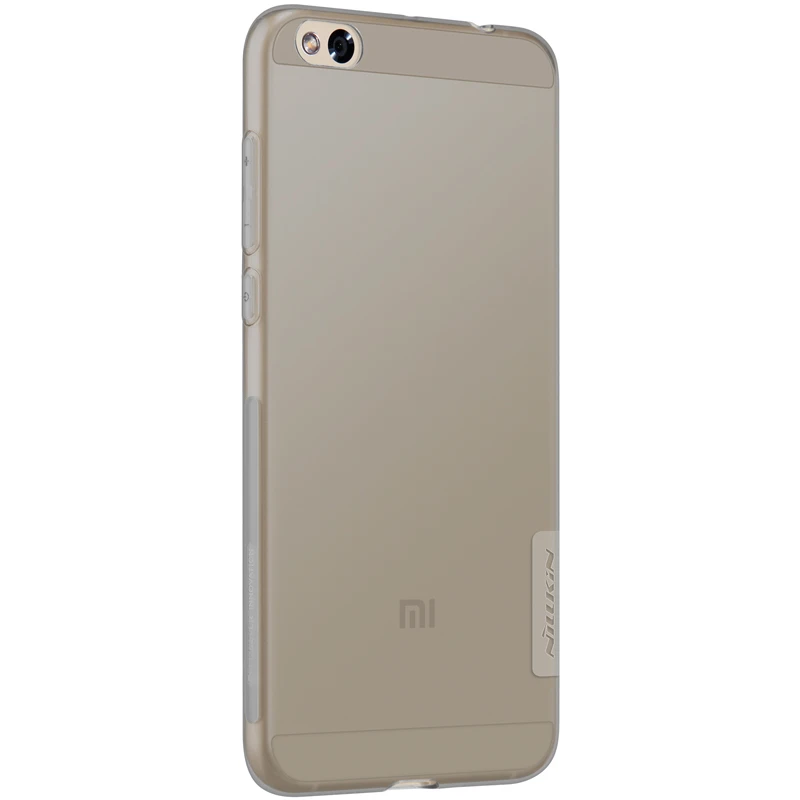 Серый Цвет Для XIAOMI 5C 5.15 ДЮЙМОВ Nillkin природа Прозрачный Ясно Мягкий силикон ТПУ