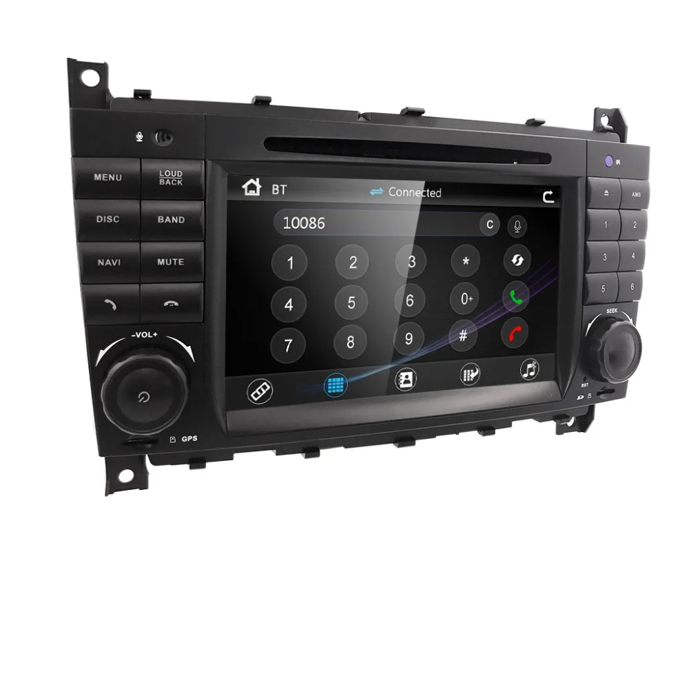 " автомобиль DVD Радио для Mercedes Benz c-класс W203 2004-2007 CLC W203 2008-2010 CLK W209 2005-2011 gps навигация USB RDS BT SD