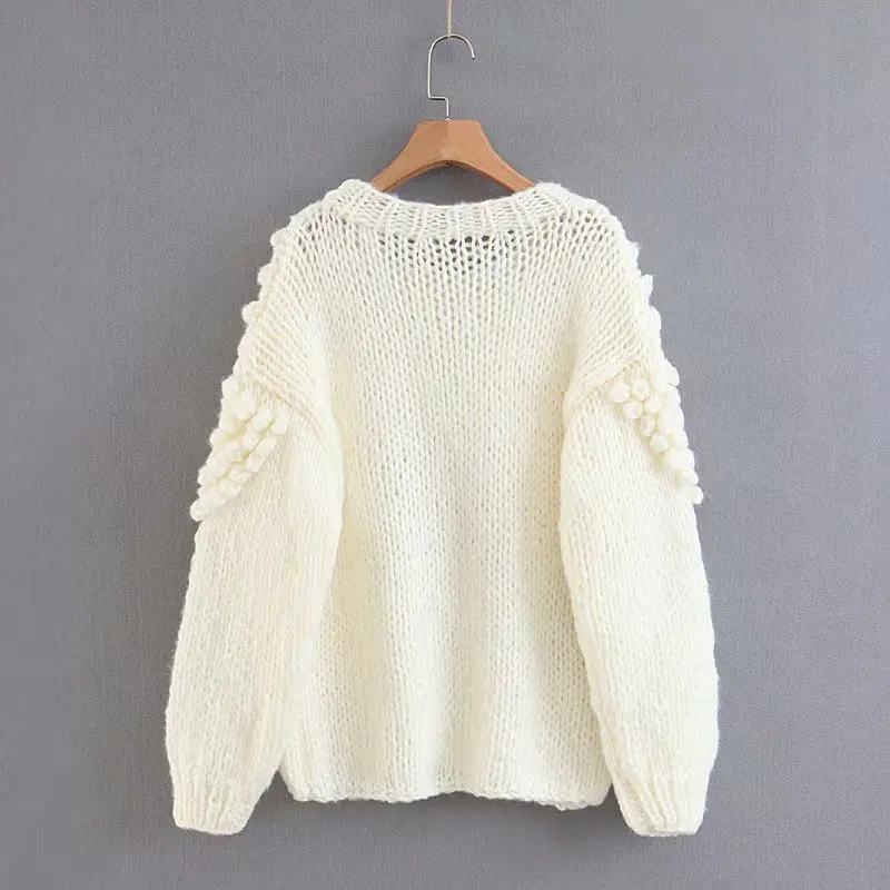 OMCHION Sueter Mujer 2018 Autumn O Neck Long Sleeve Korean Mohair Sweater Women Casual 3D Floral Pullover Solid Knitwear LMM139 | Женская