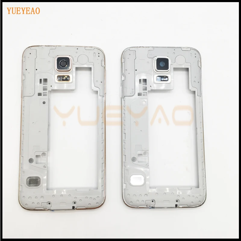 YUEYAO S5 средняя рамка для samsung Galaxy S5 G900F lcd средняя рамка корпуса рамка чехол