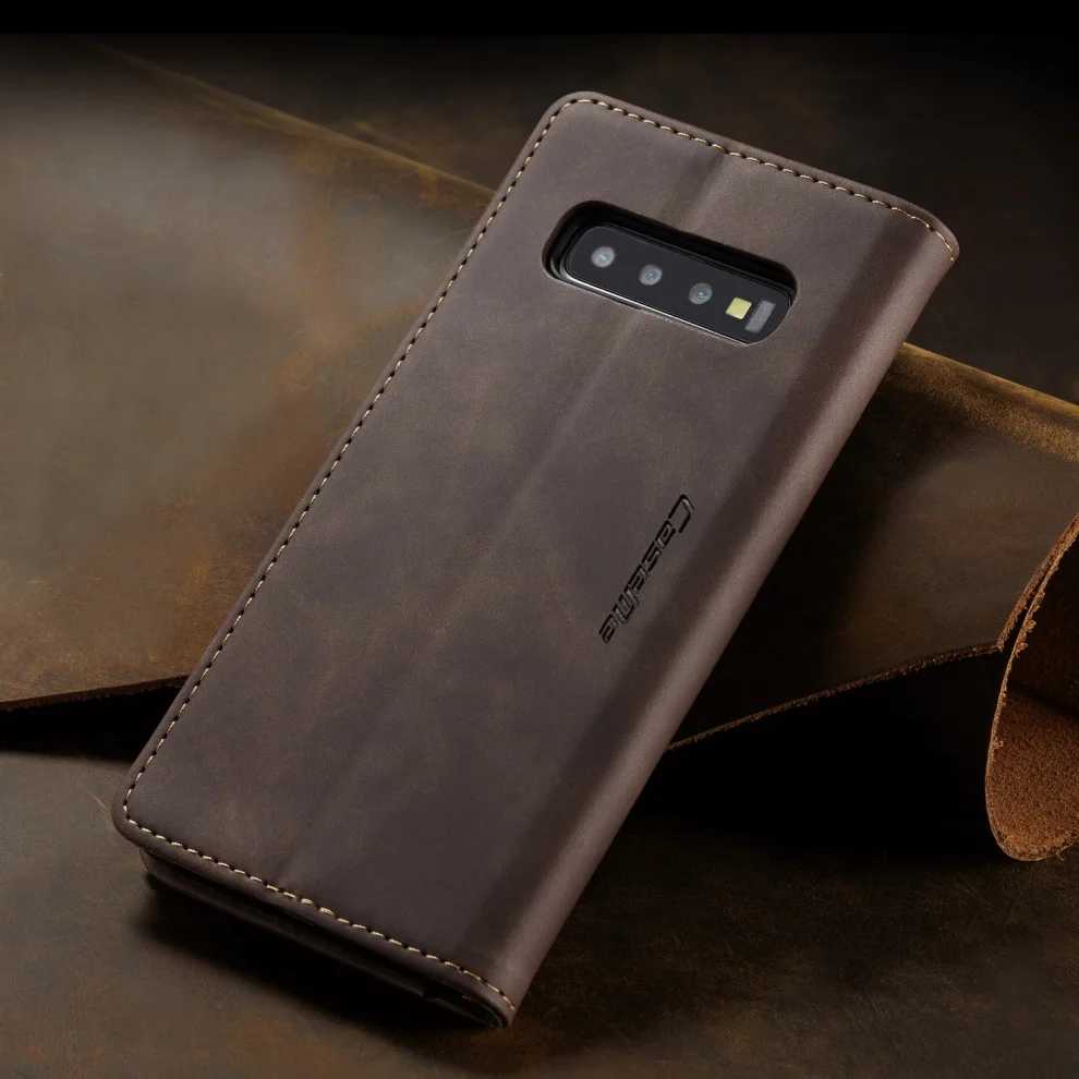 Винтажный кожаный чехол для samsung Galaxy S10, S9, S8 Plus, S7 Edge, S10E, роскошный магнит, авто флип, чехол-бумажник, чехол для samsung S10, 5G