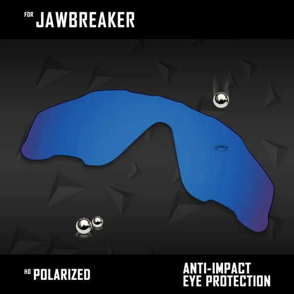 Sapphire Blue OOWLIT Lenses Replacements For Oakley Jawbreaker Sunglasses Polarized- Multi Colors - Цвет линз: Sapphire Blue