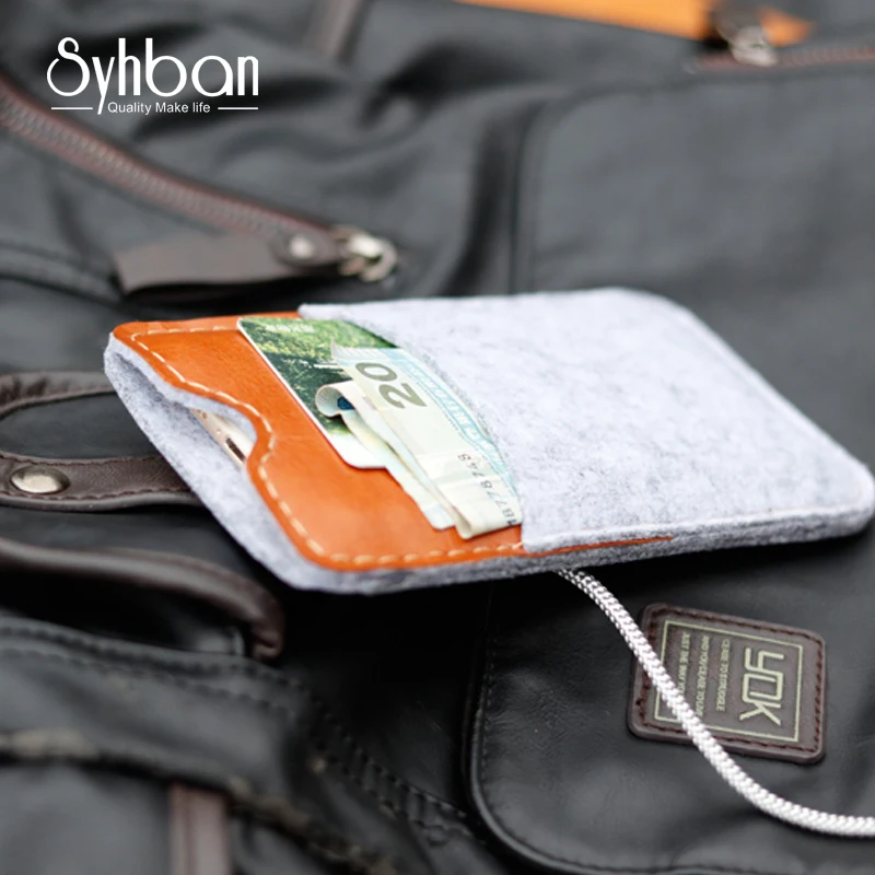 SYHBAN это 5S 5C SE более грязестойкая сумка для iPhone X 7 6 Plus чехол-кошелек-100% шерсть