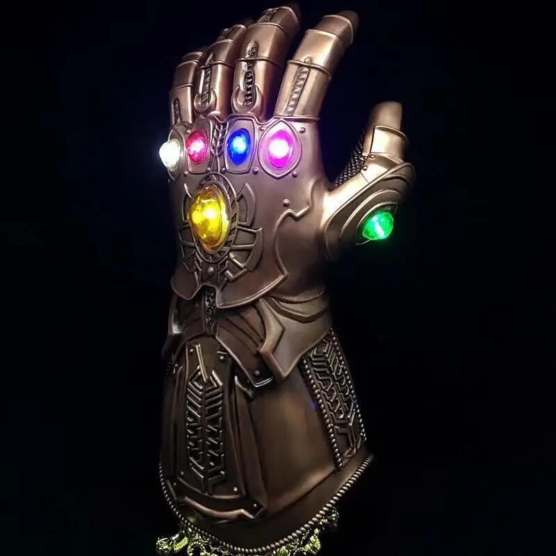 1:1 Marvel Мстители Бесконечность война Gauntlet светодиодный светильник перчатки