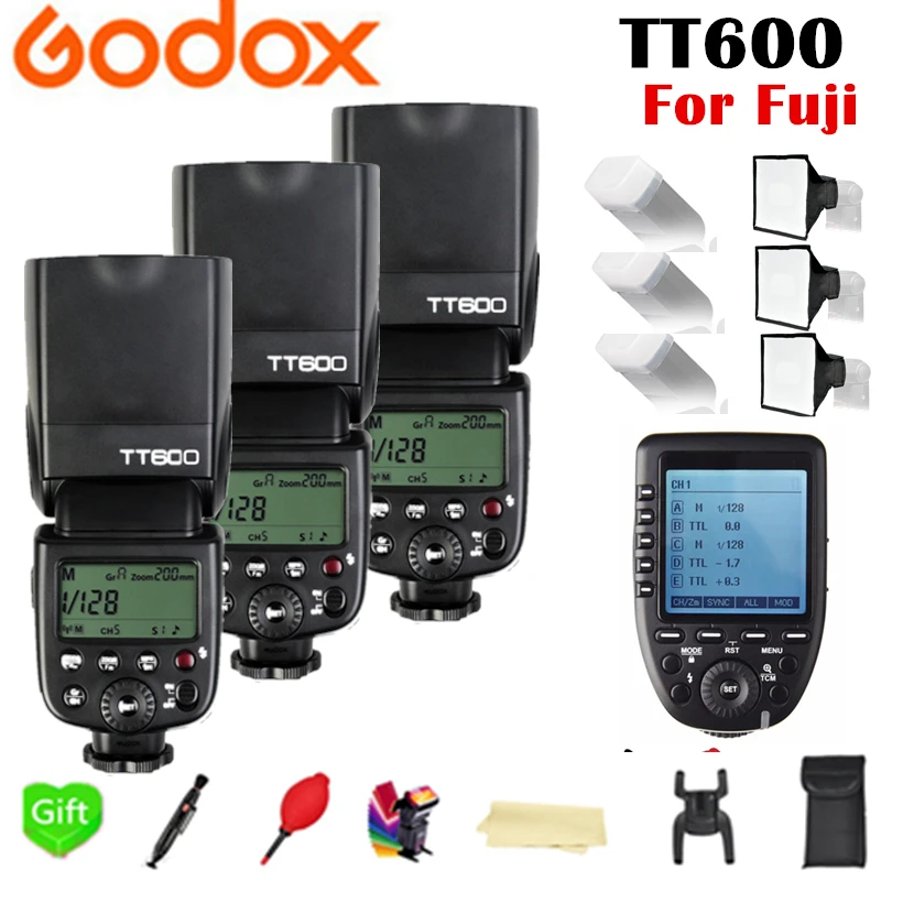 

Godox TT600 GN60 2,4G Беспроводная X система TTL HSS 1/8000s Вспышка Speedlite + X1T-F Xpro-F передатчик для камеры Fujifilm Fuji