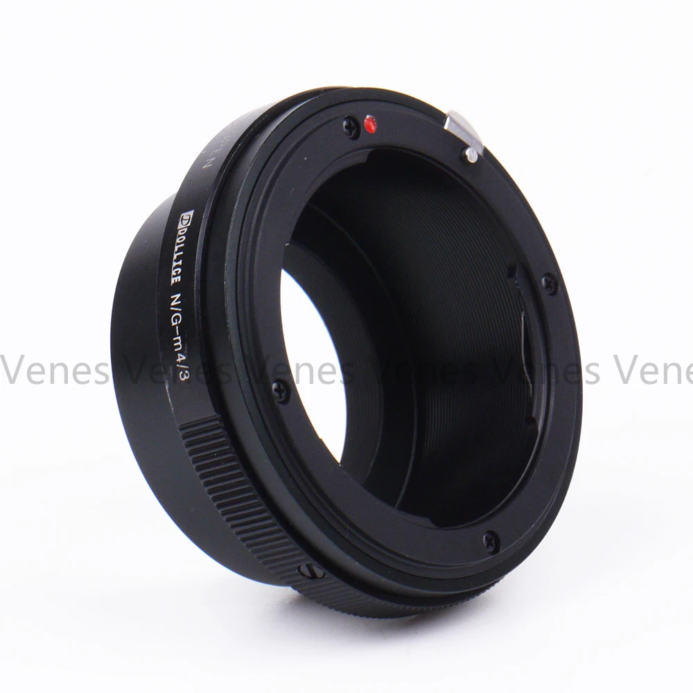 Venes AI G-M4/3 Встроенный адаптер для объектива управления диафрагмой подходит Nikon F