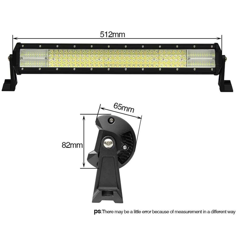 CO светильник Led Bar внедорожный 20 ''дополнительный светильник s 468 Вт автоматический светильник 8D комбинированный Автомобильный светодиодный прямой для 4X4 Лада 2114 УАЗ Джип внедорожник трактор