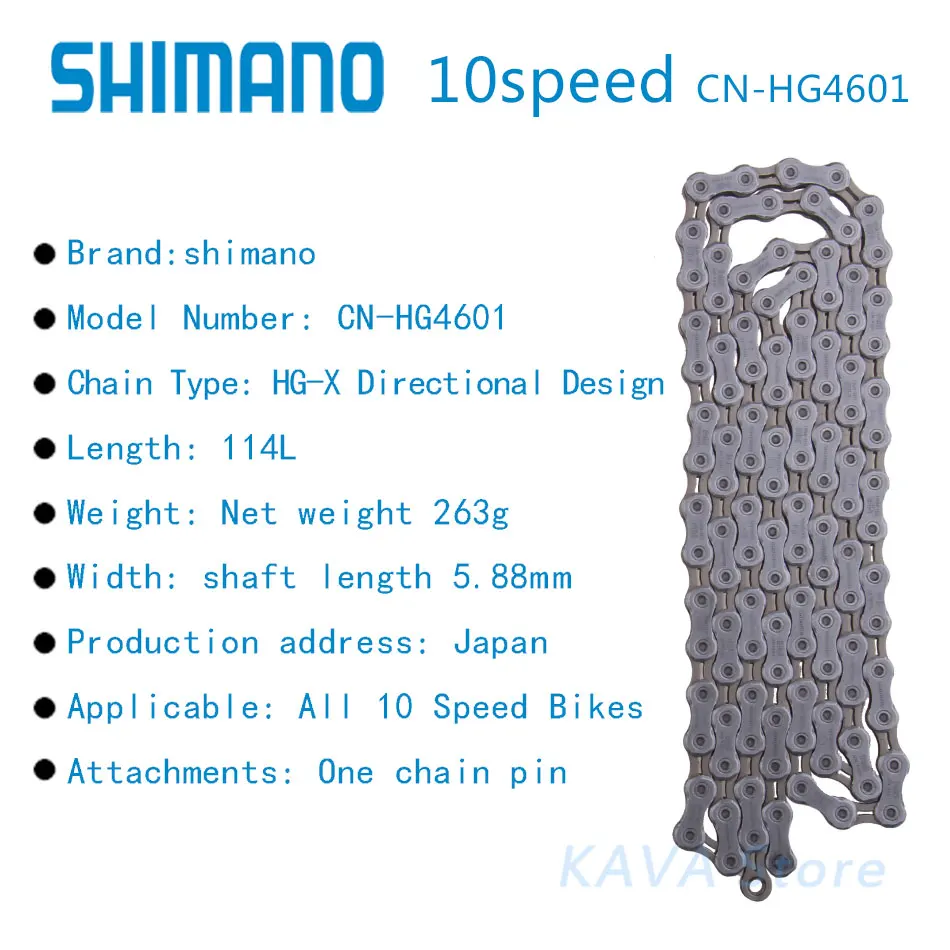 SHIMANO CN HG4601 горный велосипед цепи 10 цепь для скоростного велосипеда 114L 10/20 Вт 30