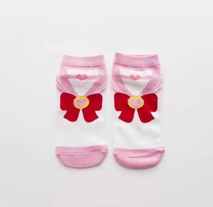 1 пара Kawaii аниме Сейлор Мун бантом носки для кошек Хлопок Косплей Аксессуары для носков милые плюшевые игрушки подарок