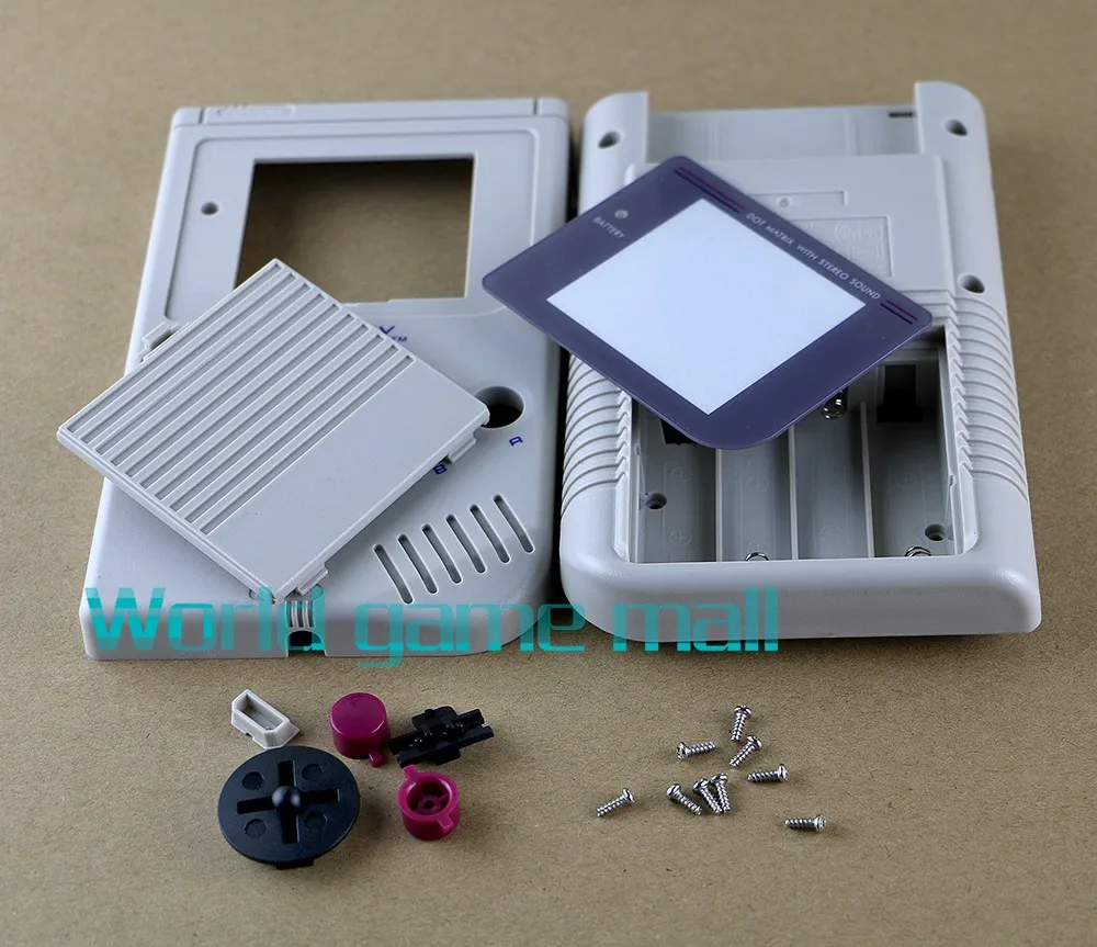 Новая замена полный комплект корпус для game boy GB shell чехол для GBO DMG