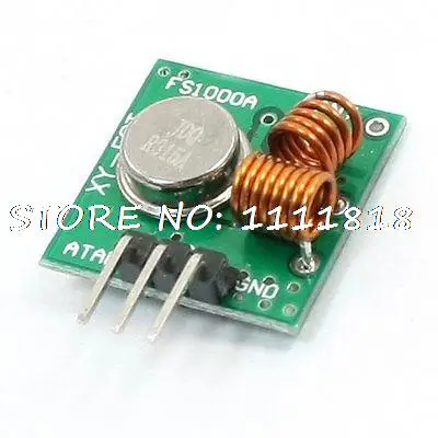 

15mA 315MHZ DC3-12V Single Shot Wireless Send Module FS1000A
