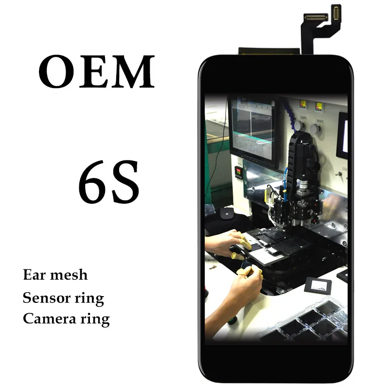 

5 шт. ЖК-дисплей для iPhone 6S ЖК-дисплей OEM с сенсорным экраном дигитайзер Aseembly мобильный телефон ремонт замена экрана 3D сенсорный экран