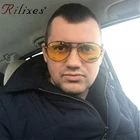 Мужские Солнцезащитные очки-хамелеоны RILIXES с ночным видением, поляризационные солнцезащитные очки для вождения, фотохромные очки для вождения, защитные очки