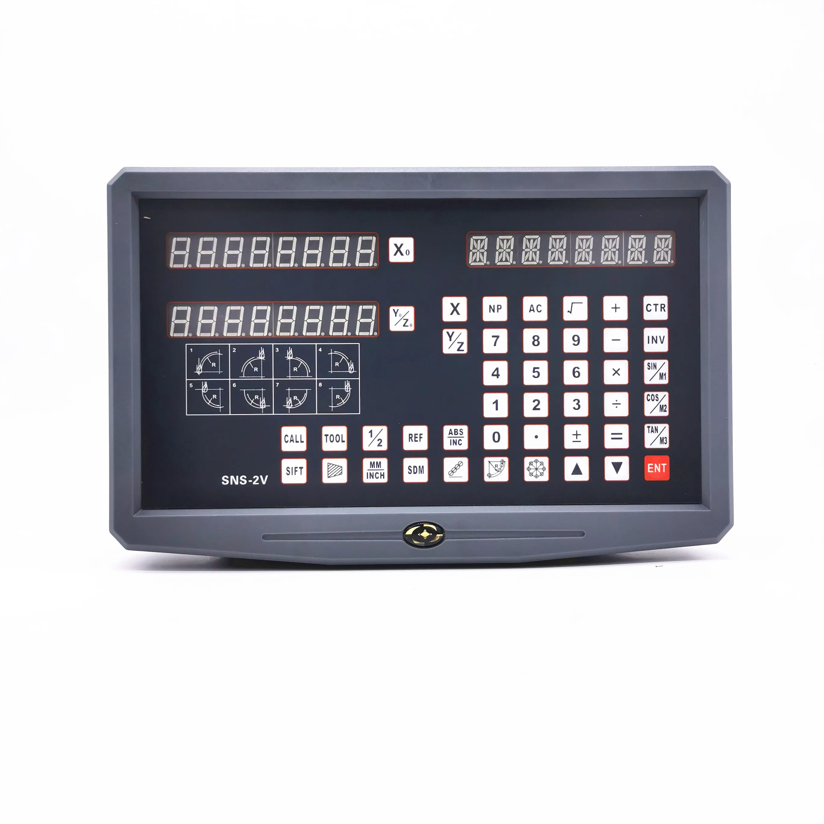 Цифровая индикация 2 оси DRO AC110V/220V две цифровой дисплей индикатор для токарного