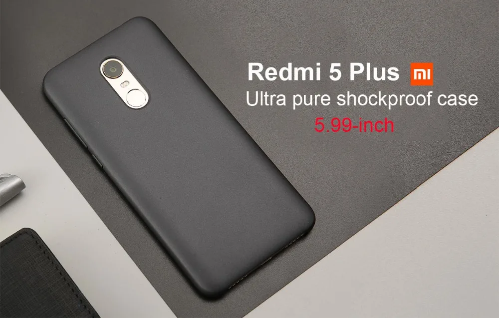 Чехол Xiaomi Redmi 5 Plus 5,99 дюймов Redmi 5 plus ультра тонкий анти-стук жесткая задняя панель из поликарбоната для телефона Redmi 5 Plus