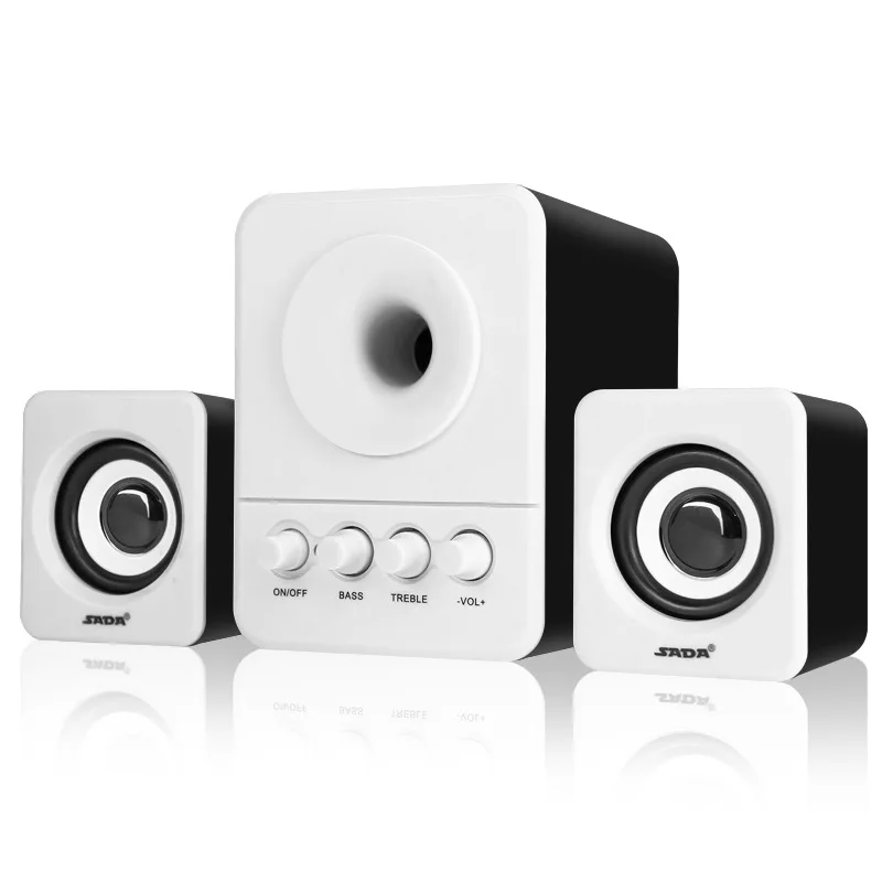 SADA D 203 2 1 3 канальные компьютерные колонки миниатюрная Проводная комбинированная