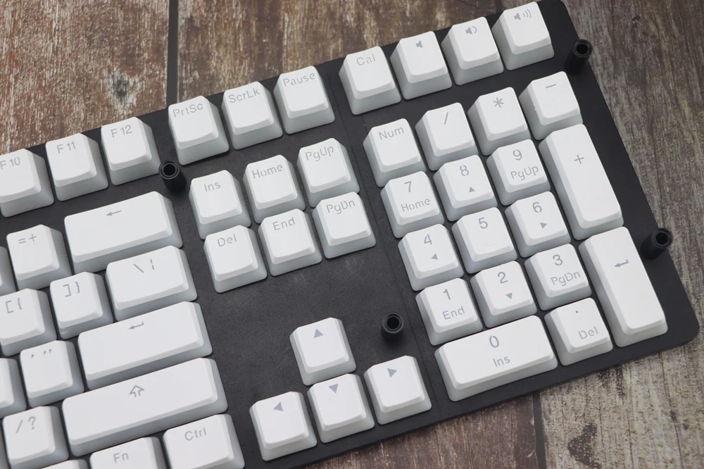 Pudding pbt Doubleshot keycap oem задний светильник механические клавиатуры молочный Белый Розовый Черный gh60 покер 87 tkl 104 108 ansi iso ключи